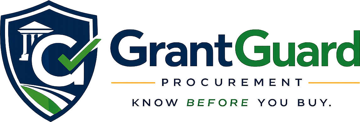GrantGuard Procurement — Know Before You Buy.